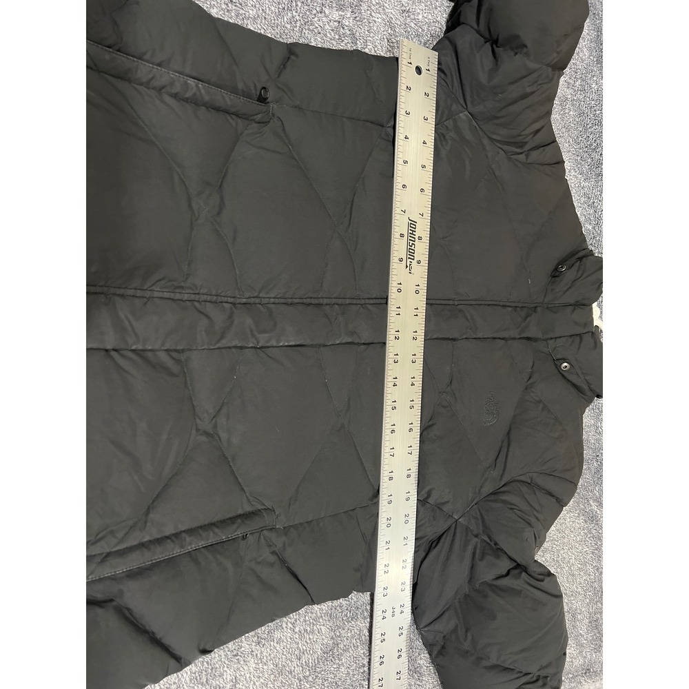The North Face Miss Metro Parka Black 550 Down Quilted Winter Coat Womens XL - Picture 4 of 16